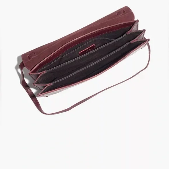 Madewell Burgundy Convertible Crossbody Purse - Picture 3 of 16